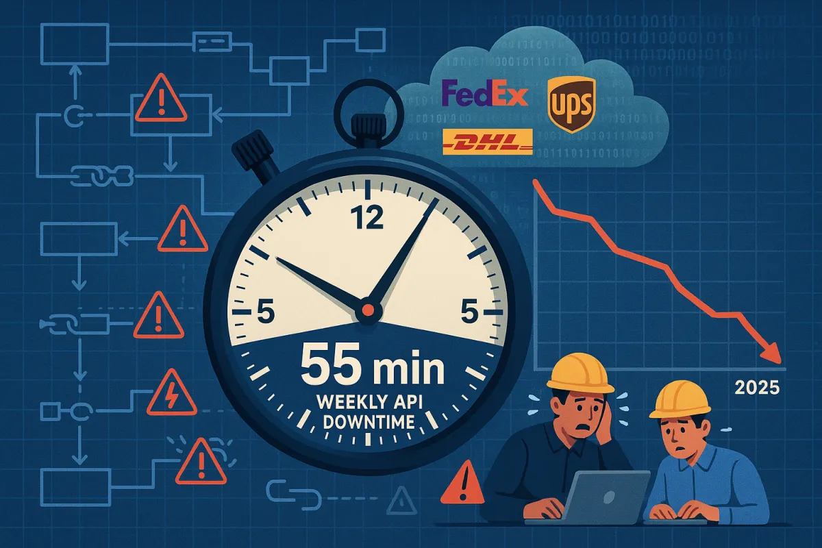 Carrier API Reliability Crisis: 2025 Performance Data Shows 60% More Downtime