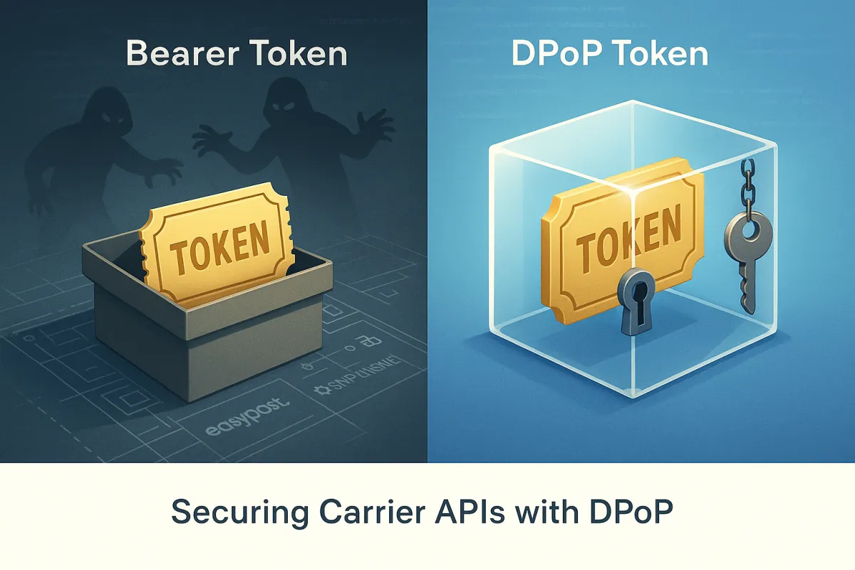 Sender-Constrained Tokens: How DPoP Solves the Bearer Token Security Crisis in Production Carrier API Integrations