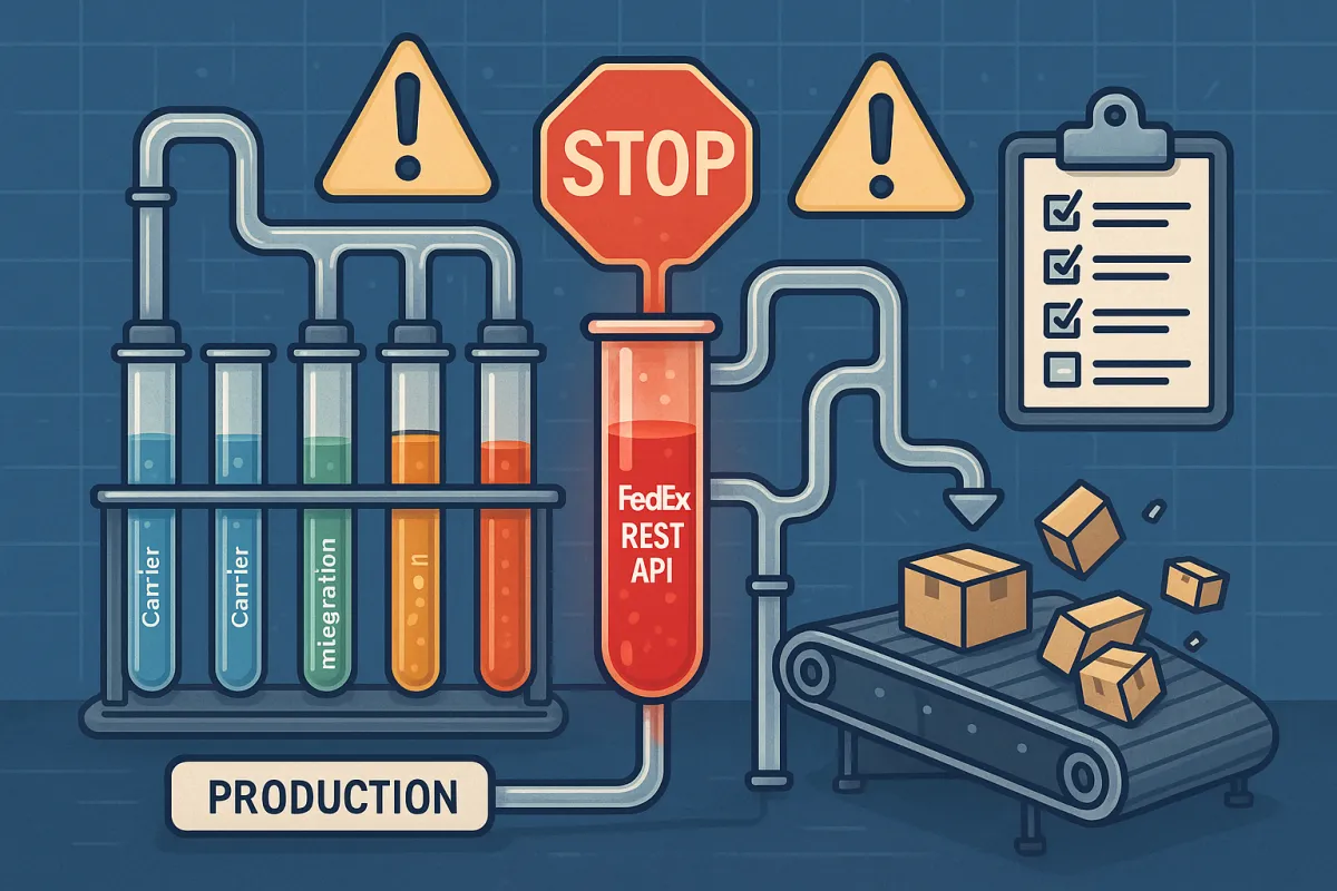 FedEx REST Migration Testing Crisis: Why 67% of Sandbox-Verified Integrations Fail in Production and How to Build Test Harnesses That Actually Predict Real-World Behavior