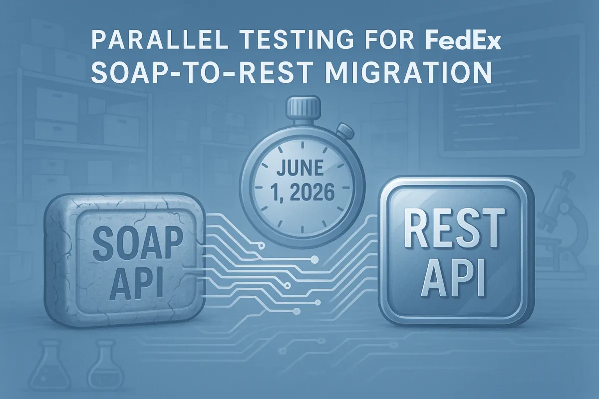 Parallel Testing for FedEx SOAP-to-REST Migration: How to Catch Production Failures Before June's Hard Deadline