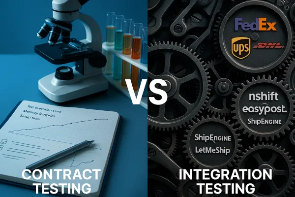 Contract Testing vs Integration Testing for Carrier APIs: Performance Benchmarks From 12 Multi-Carrier Platforms