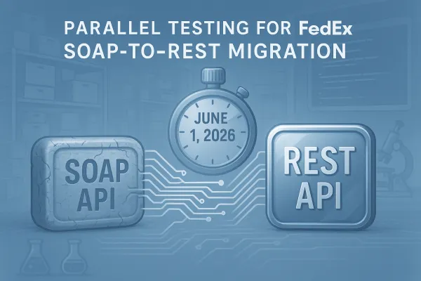 Parallel Testing for FedEx SOAP-to-REST Migration: How to Catch Production Failures Before June's Hard Deadline