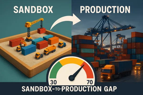 Carrier API Performance Benchmarking That Actually Predicts Production Reality — Building Test Harnesses That Close the 30-70% Sandbox-to-Production Gap